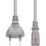 e+p NK 1/5 Stromkabel Schwarz 5 m Netzstecker Typ C C7-Koppler (NK 1/5)