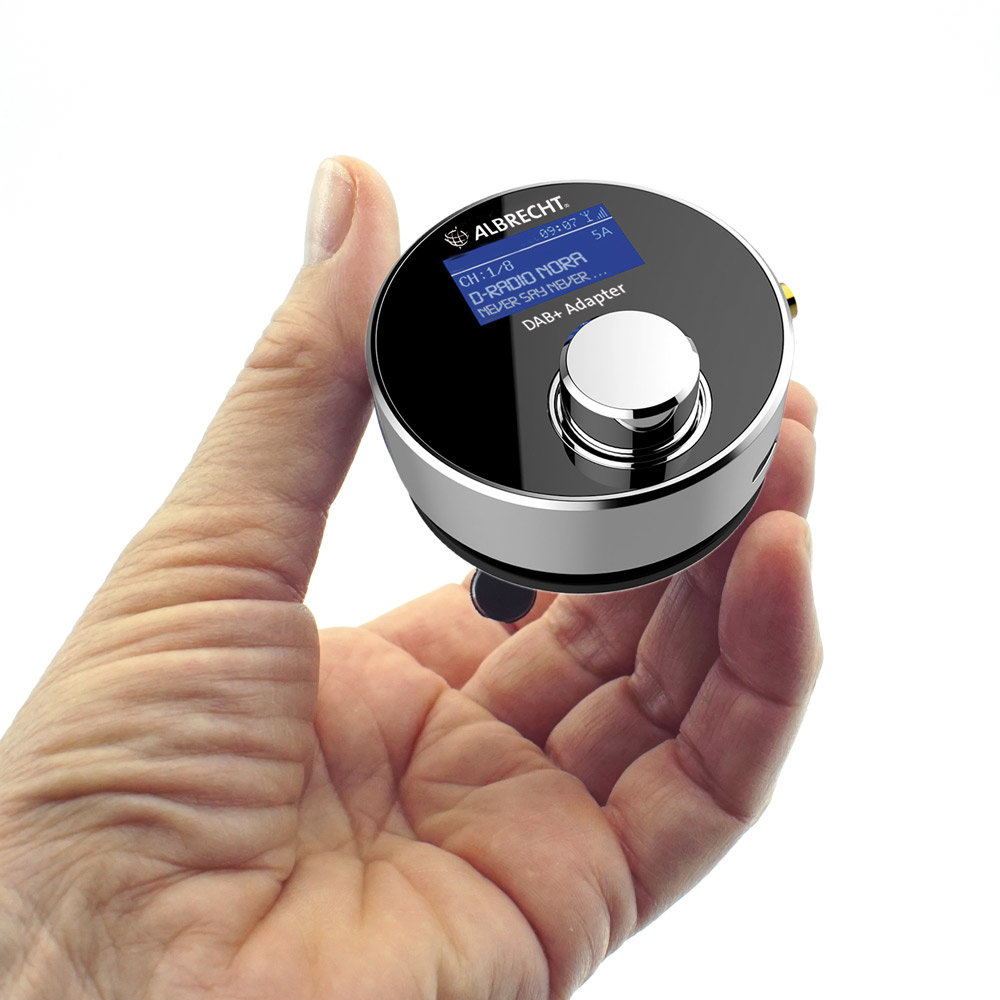 Albrecht DR 54 DAB-Radiotuner Silber, Schwarz