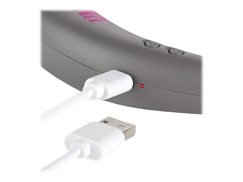 UNOLD Breezy Nackenventilator Akku Anthrazit/Violett