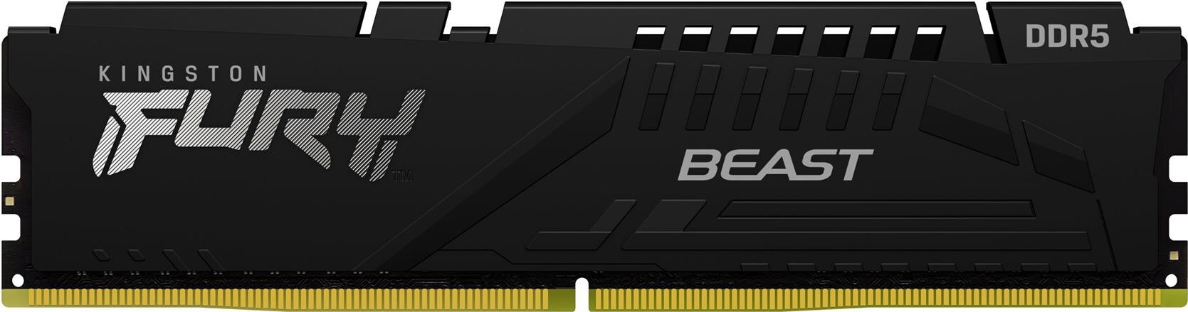 Kingston FURY Beast 16 GB RAM DDR5 5200 MHz CL40 DIMM Kit 2x 8 GB Schwarz
