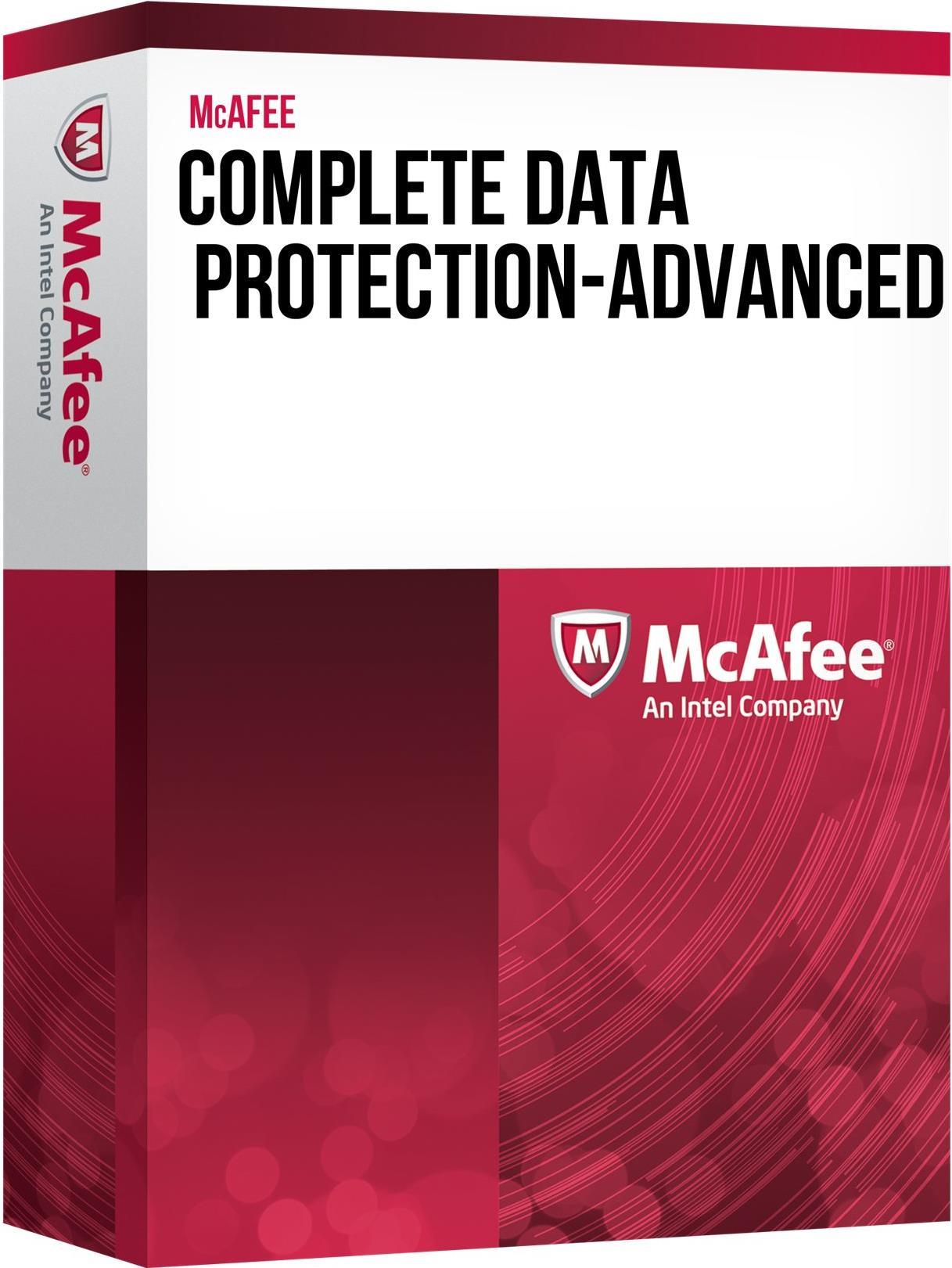 MCAFEE Complete Data Protection Advanced - Abonnement-Upgrade-Lizenz (1 Jahr) + 1 Jahr Unternehmenss