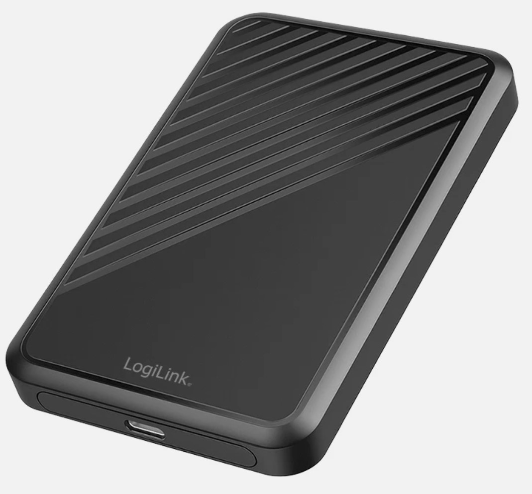 LogiLink 2,5" SATA Festplatten-Gehäuse USB 3.2 Gen1 schwarz UA0458 (UA0458)