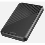 LogiLink 2,5" SATA Festplatten-Gehäuse USB 3.2 Gen1 schwarz UA0458 (UA0458)