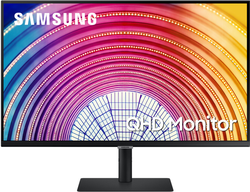 Samsung S32A600NWU - S60A Series - LED-Monitor - 80 cm (32) - 2560 x 1440 QHD @ 75 Hz - VA - 300 cd/m² - 3000:1 - HDR10 - 5 ms - HDMI, DisplayPort - Schwarz