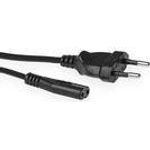 ACT Powercord Euro male - C7 female black 0.25 m (AK5279)