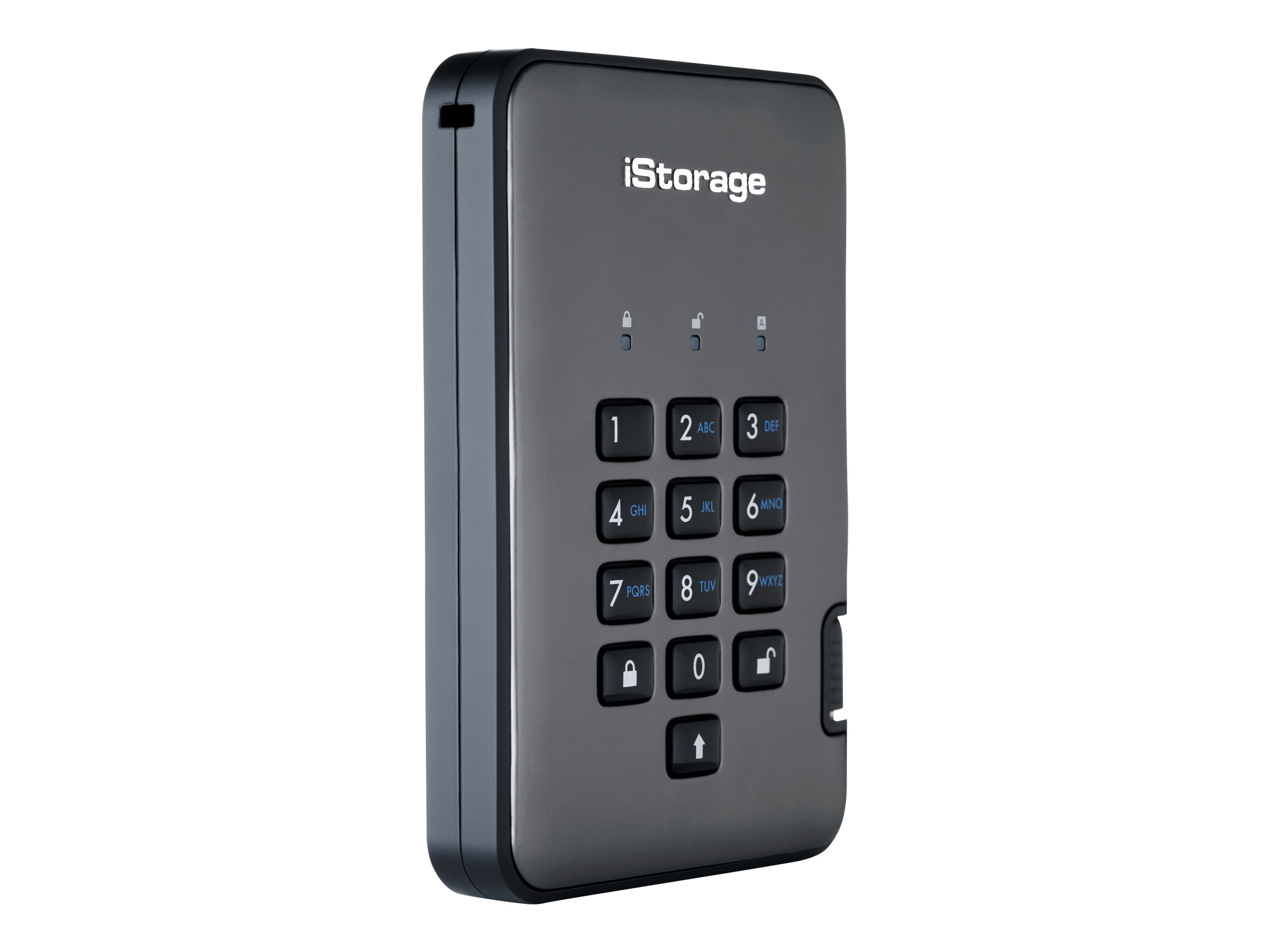 iStorage diskAshur PRO² 5 TB Externe Festplatte 2.5" USB 3.1 Graphite