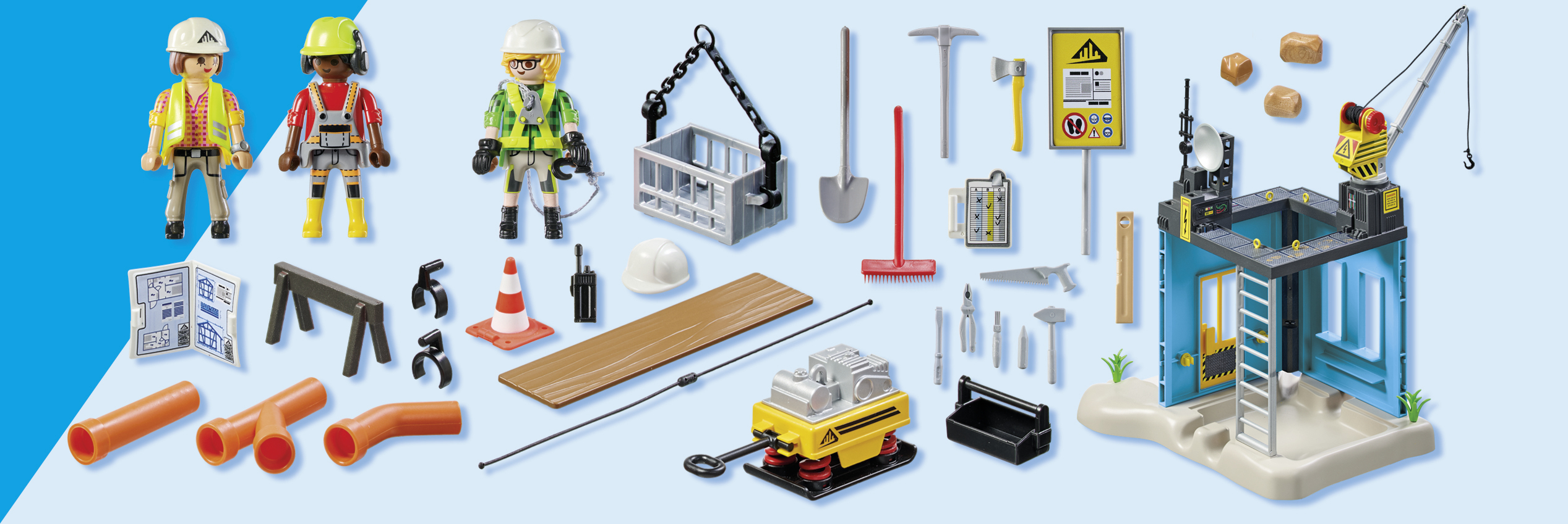 Playmobil Action Heroes Baustelle 71650