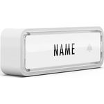 m-e modern-electronics 41290 Funkklingel Sender mit Namensschild (41290)