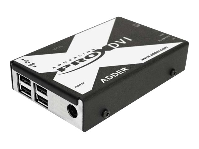 Adder AdderLink X Series X-DVI PRO KVM-Extender USB & Audio Schwarz