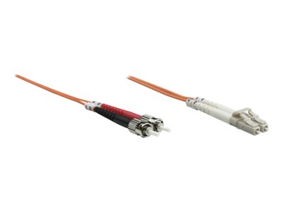 Intellinet LWL Duplex Patchkabel OM1 LC/ST 2 m Orange