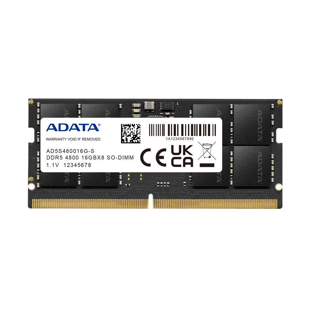 ADATA Premier DDR5 SO-DIMM 16 GB 4800 MT/s CL40 Schwarz