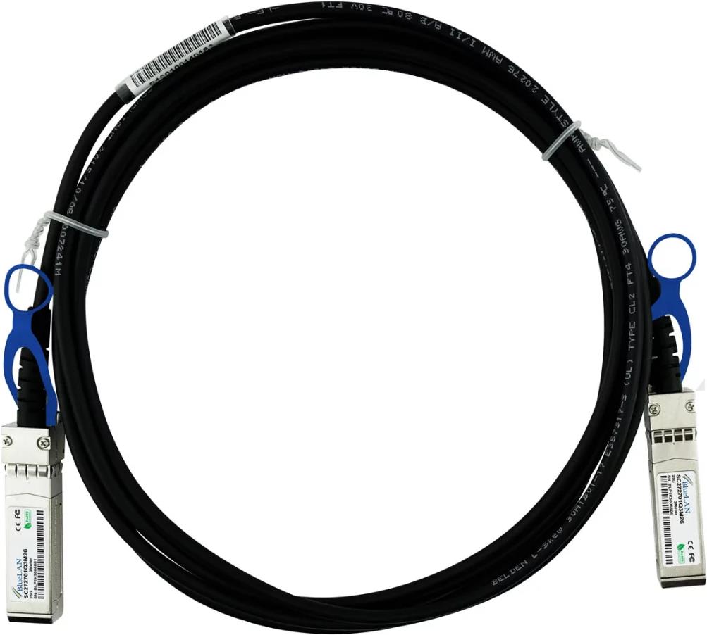 BlueOptics MCP2M00-A00A-BL InfiniBand-Kabel 0,5 m SFP28 Schwarz - Silber (MCP2M00-A00A-BL)