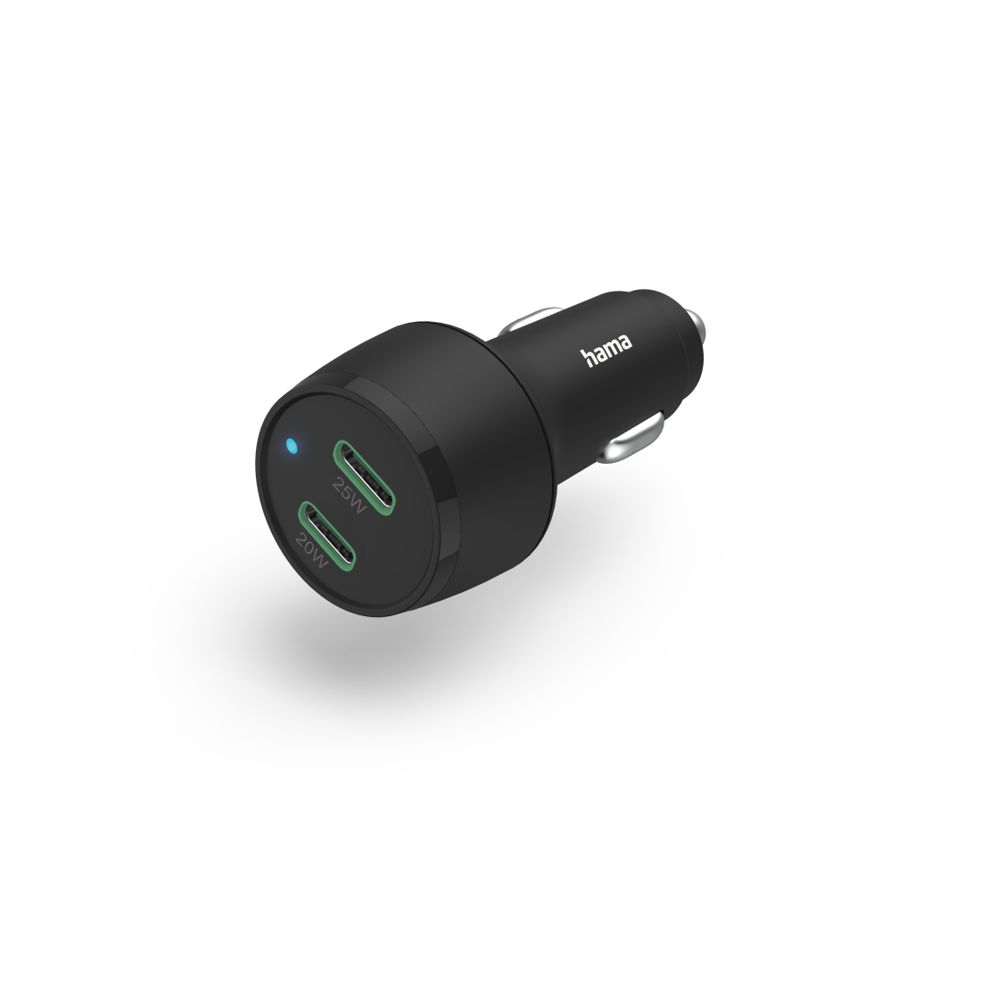 Hama 00201632 KFZ-Ladegerät 2x USB-C 45 W Schwarz