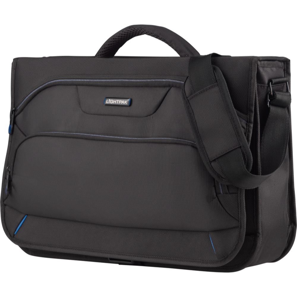 Lightpak Solar 15" Messengertasche Schwarz