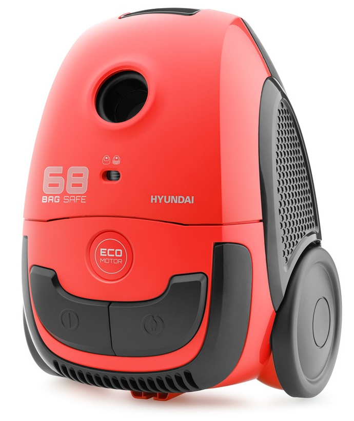 Hyundai Bodenstaubsauger HYUVC068R 800 W 2 l Staubbeutel Rot