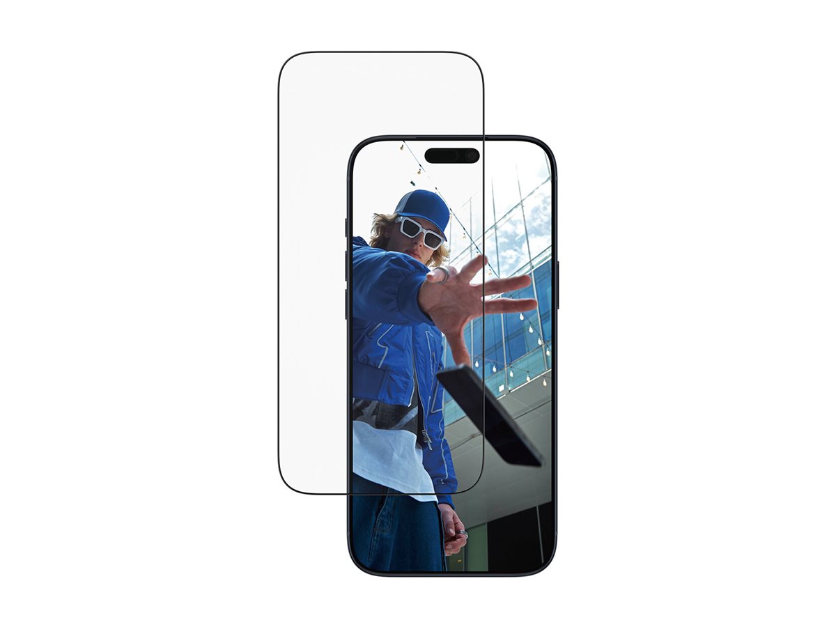 PanzerGlass Displayschutzfolie iPhone 17 Pro Max Ultra-Wide Fit mit EasyAligner Transparent/Schwarz