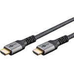 Goobay 64992 HDMI-Kabel 0,5 m HDMI Typ A (Standard) Grau (64992)