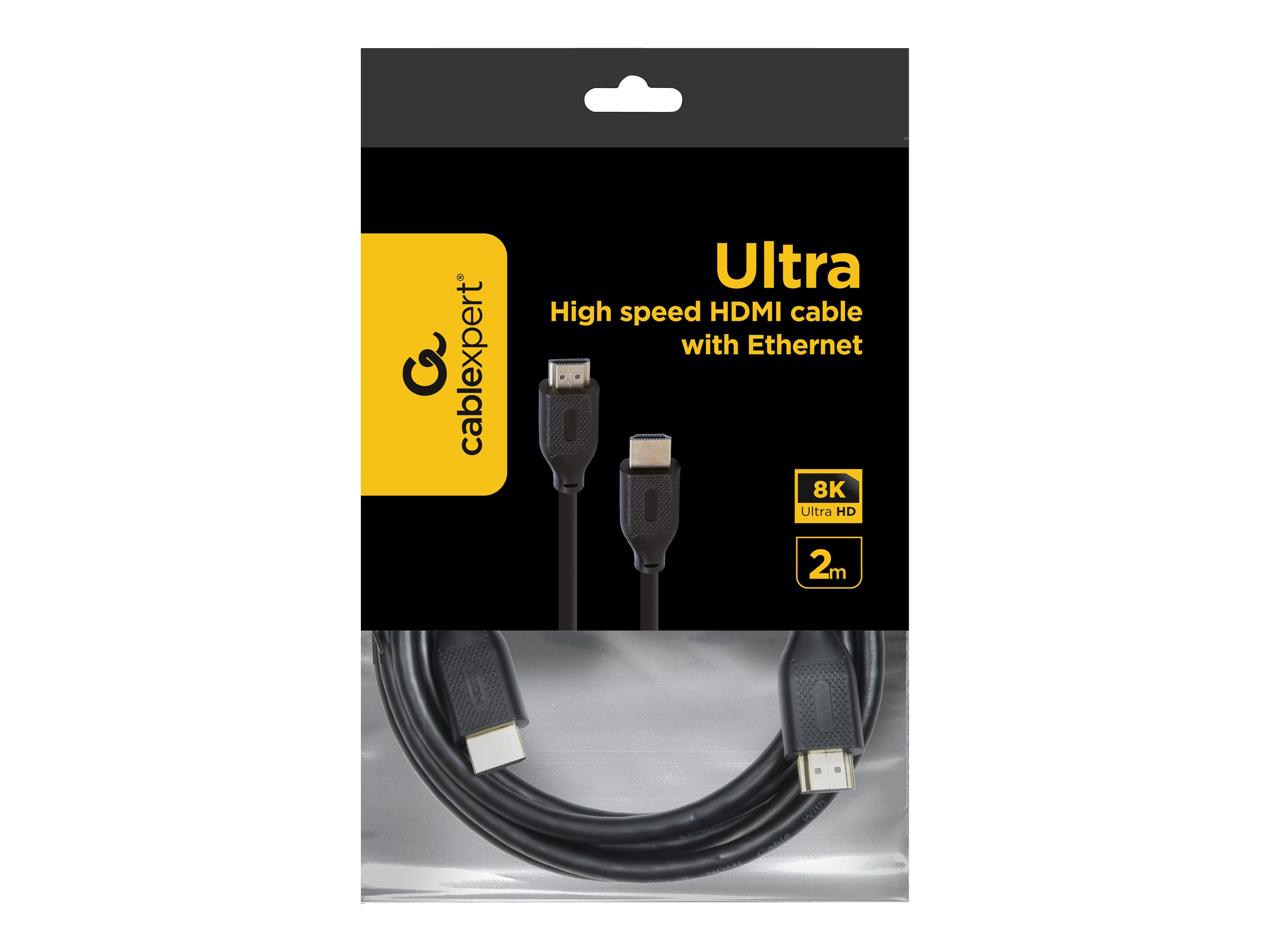 Gembird CC-HDMI8K-2M HDMI-Kabel 2 m 48 Gbit/s Schwarz