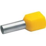 Klauke Zwillings-Aderendhülse 6 mm² 14 mm Teilisoliert Gelb 87514 100 St. (87514)