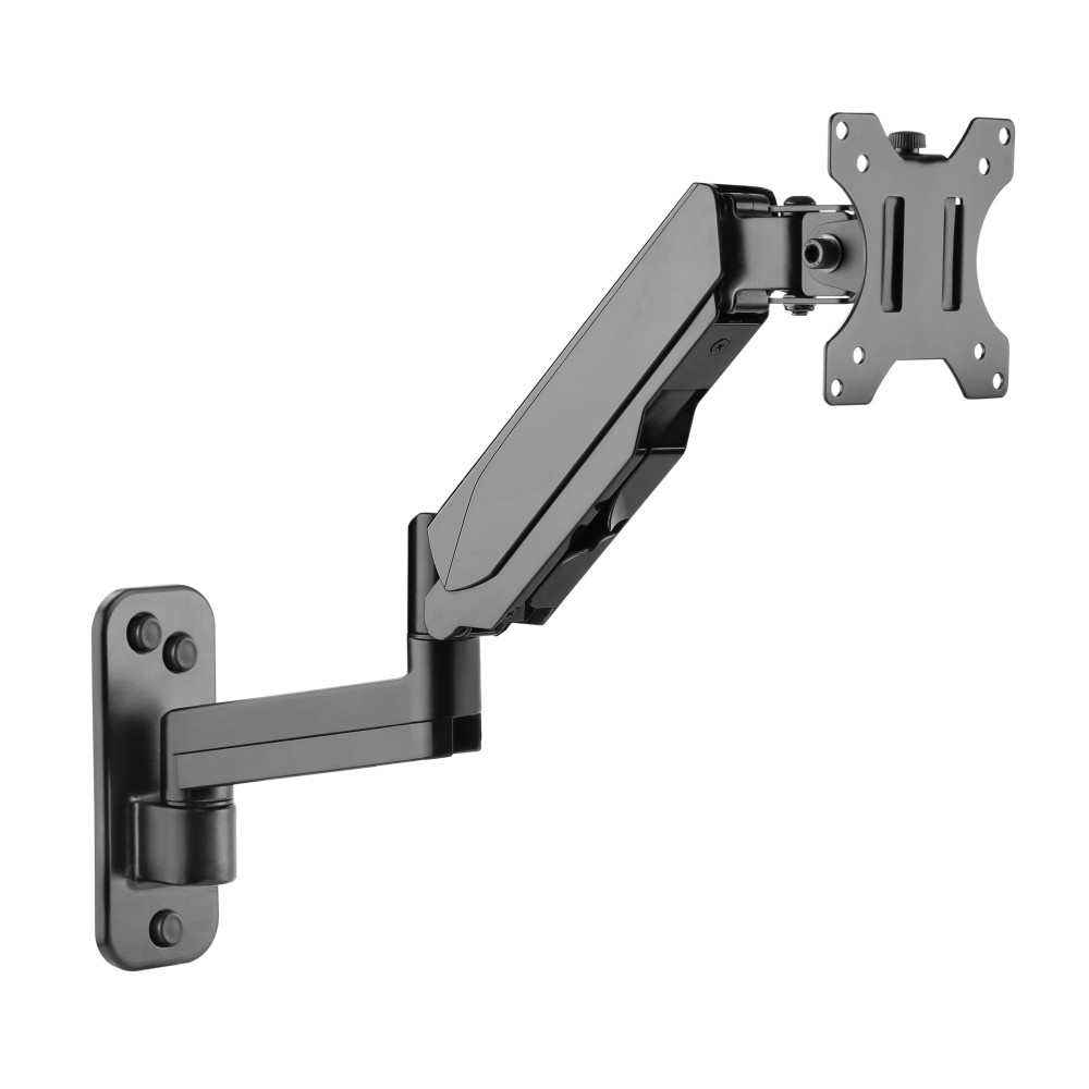 Techly ICA-LCD-G112 Wandhalterung 17"-32" Vollbeweglich mit Gasfeder Schwarz