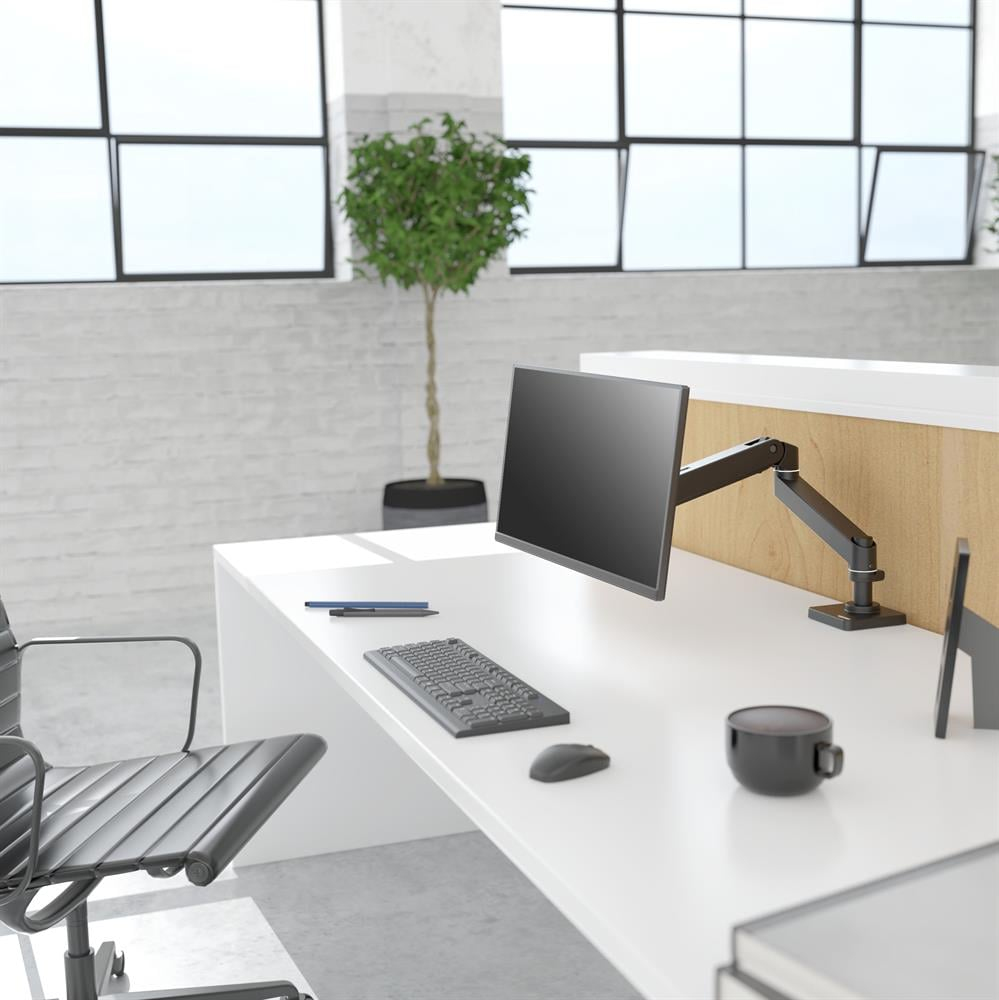 Ergotron LX Pro Monitorarm bis 34" Aluminium Schwarz