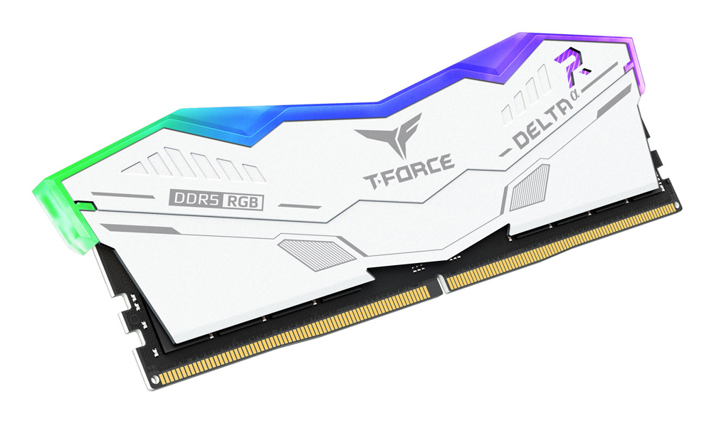 T-FORCE DELTAa RGB DDR5 32 GB RAM 6000 MHz CL30 Weiß