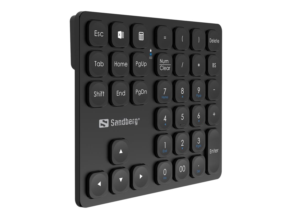 Sandberg Pro Kabelloses Keypad 2,4 GHz Schwarz