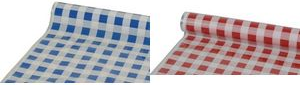Papstar 81610 - Rechteckig - Blau - Weiß - Lineares Polyethylen mit niedriger Dichte (LLDPE) - Tischdecke - Innen & Außen - 800 mm (81610)