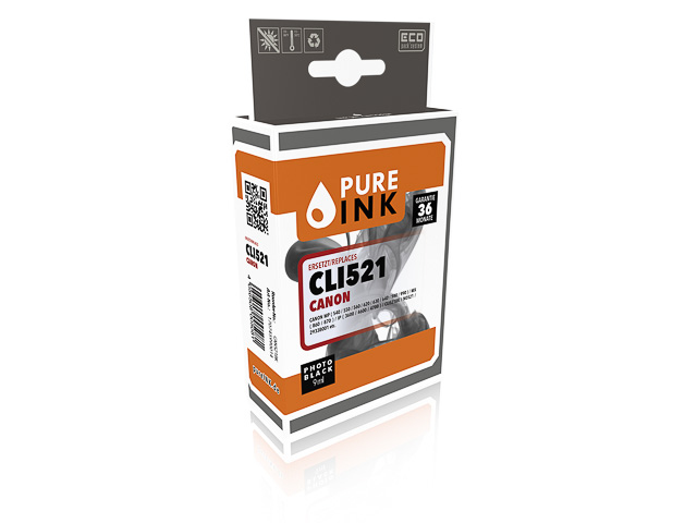 Pure Ink CAN521BK Tintenpatrone Kompatibel Schwarz