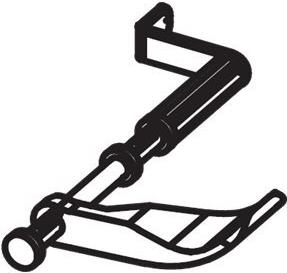 Lexmark 40X7124 SVC Flag - Original Bin-Full Sensorhebel für C79x, CS79x, X79x Serie