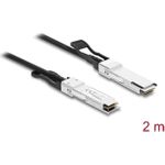Delock Twinax Kabel QSFP+ Stecker zu QSFP+ Stecker 40 Gbps 2 m (84242)