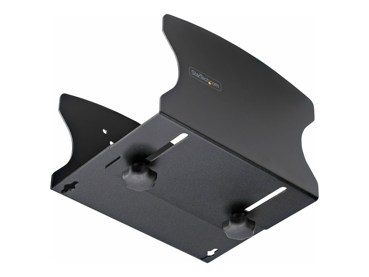 StarTech.com PC-Wandhalterung 2NS-CPU-WALL-MOUNT Werkzeuglose Breitenverstellung 50–200 mm Belastbarkeit 18 kg Stahl Schwarz