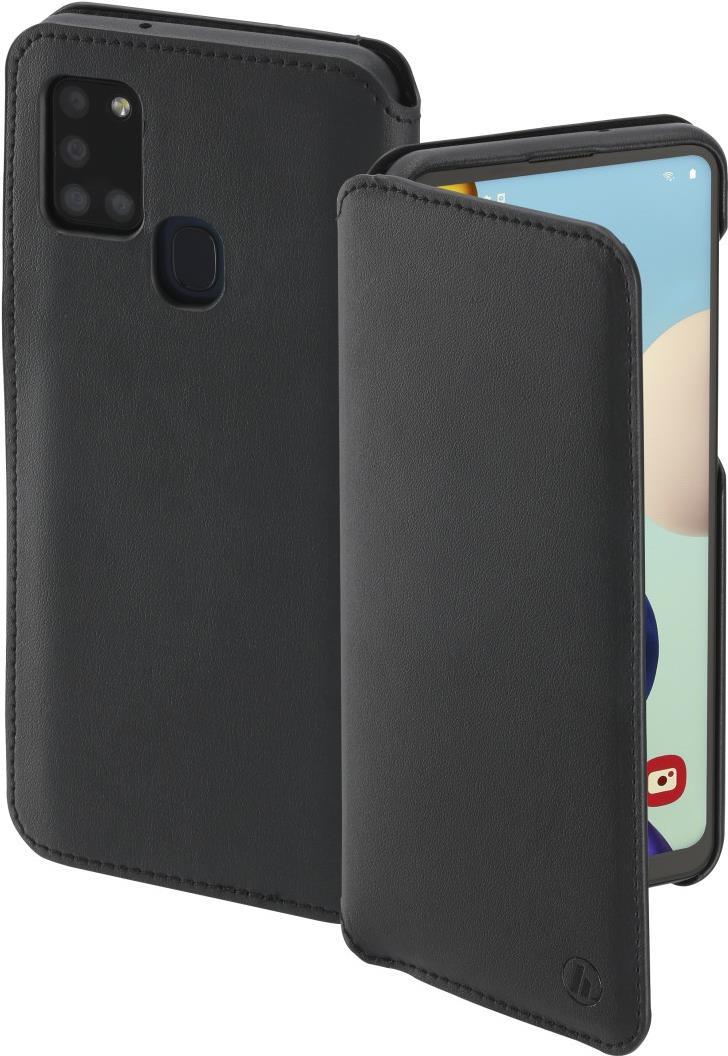 Hama Essential Line Finest Sense - Flip-Hülle für Mobiltelefon - Kunstleder - Schwarz - für Samsung Galaxy A21s (00196854)