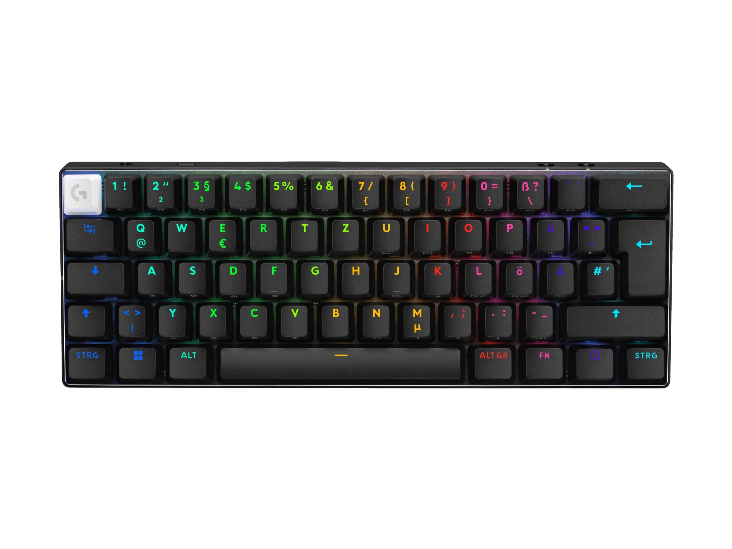 Logitech G PRO X 60 LIGHTSPEED Wireless Gaming Tastatur QWERTZ Tactile Schwarz