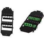 LogiLink Bodentankhalter, 6-fach, für 12 LWL-Adapter für 12 LC-Duplex oder 12 SC-Simplex Adapter, schwarz, - 1 Stück (NK4070)