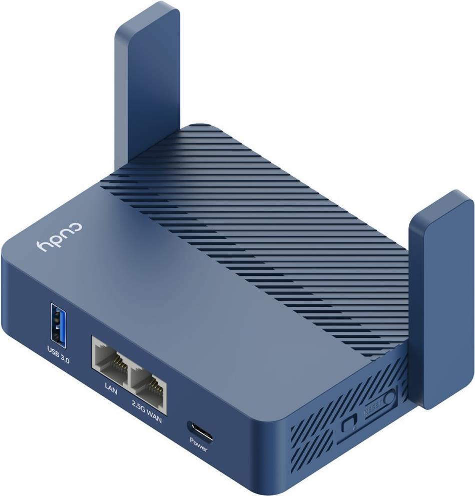 Cudy AX3000 WLAN-Router Gigabit Ethernet Blau (TR3000)