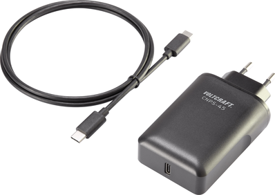 VOLTCRAFT USB-Ladegerät Passend für (Entwicklungskits): Raspberry Pi Ausgangsstrom (max.) 3 A 1 x USB, USB-C® Buchse USB Power Delivery (USB-PD) (CNPS-45)