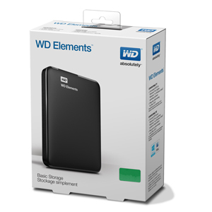 Western Digital Elements 1,5 TB Externe Festplatte Schwarz
