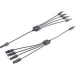 shiverpeaks ®-PV4 T-Adapterkabel Set, 4/1, 4mm², schwarz/schwarz, 30cm (BS02-21034)