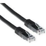ACT Black 3 meter LSZH U/UTP CAT6 patch cable with RJ45 connectors. Cat6 u/utp lszh black 3.00m (IB9903)