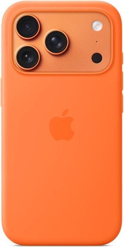 Apple iPhone 17 Pro Silicone Case with MagSafe– Orange (MGFE4ZM/A) (geöffnet)