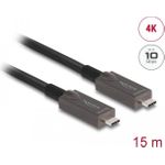 DeLOCK 84179 USB Kabel 15 m USB 3.2 Gen 2 (3.1 Gen 2) USB C Schwarz (84179)