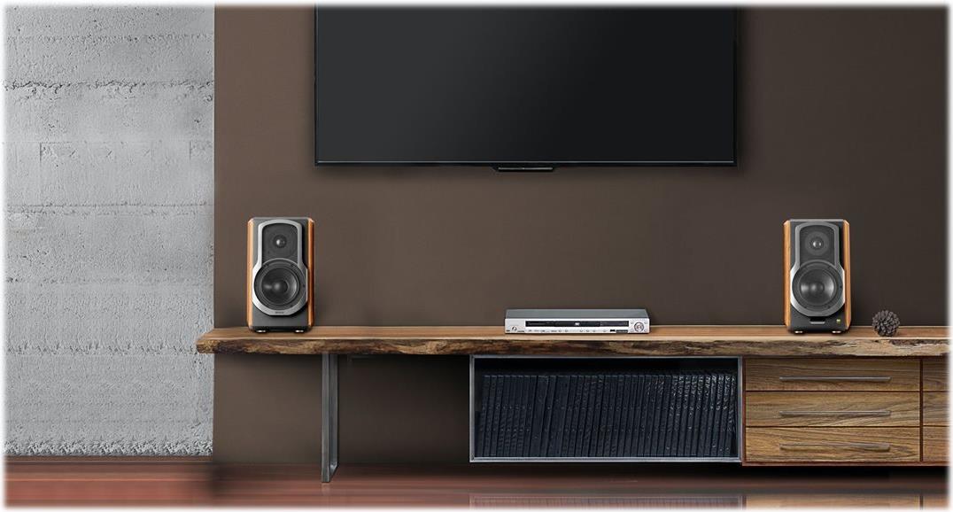 Edifier S1000MKII 2.0 Lautsprecher 120 W Schwarz, Holz