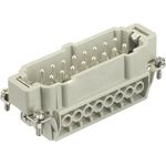 Harting Stifteinsatz Han® E 09 33 016 2611 16 + PE Schrauben 1 St. (09 33 016 2611)