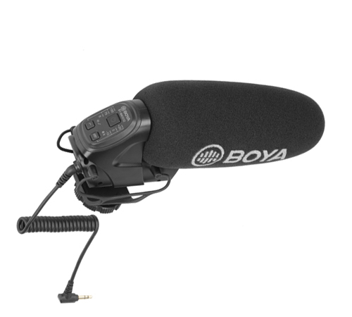 BOYA BY-BM3032 Digitales Kameramikrofon Superkardioid 3,5 mm Schwarz