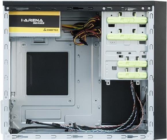 Chieftec Mesh Series CT-01B Mini Tower PC-Gehäuse Mikro-ATX 350 W Schwarz