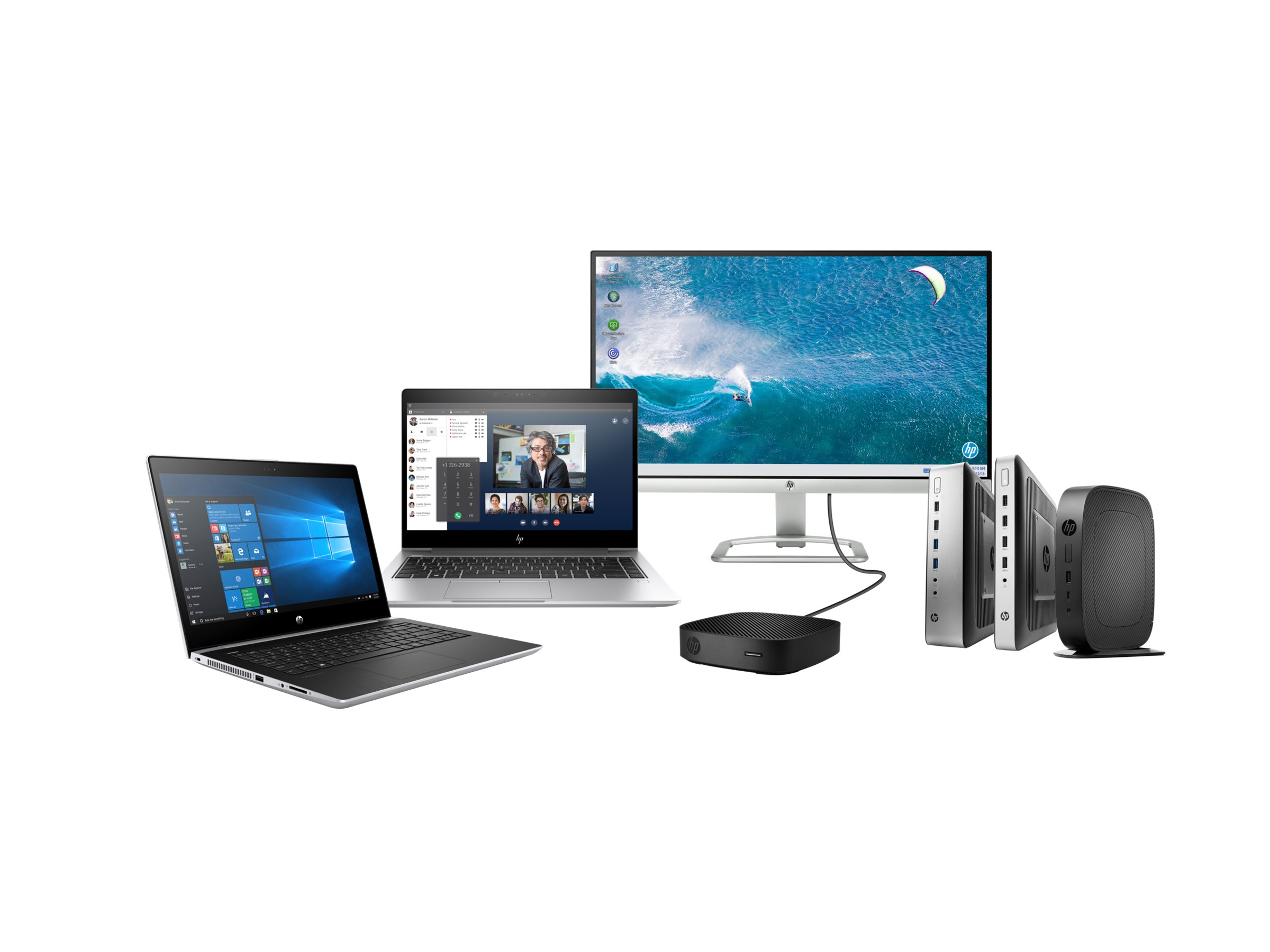 HP Elite t655 Thin Client AMD Ryzen Embedded R2314 8 GB RAM 32 GB eMMC IGEL OS Schwarz