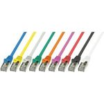 LogiLink Patchkabel, Kat. 6, F/UTP, 15,0 m, weiß foliengeschirmt, 4 x 2 AWG 26/7, Belegung: 1:1, CCA Ader, - 1 Stück (CP2101S)