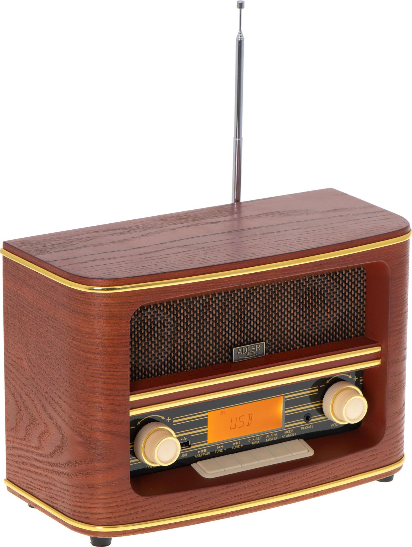 Adler AD 1187 Tragbares Radio Digital Braun