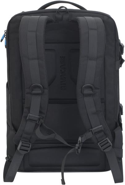 Riva Case Borneo Series 7860 - Notebook-Rucksack - 43,9 cm (17.3) - Schwarz, Icy Blue (7860 BLACK)